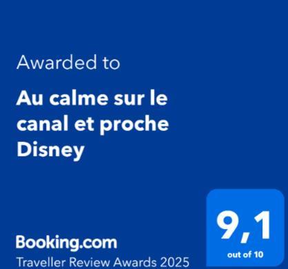 Au Calme Sur Le Canal Et Proche Disney Vaires-sur-Marne المظهر الخارجي الصورة